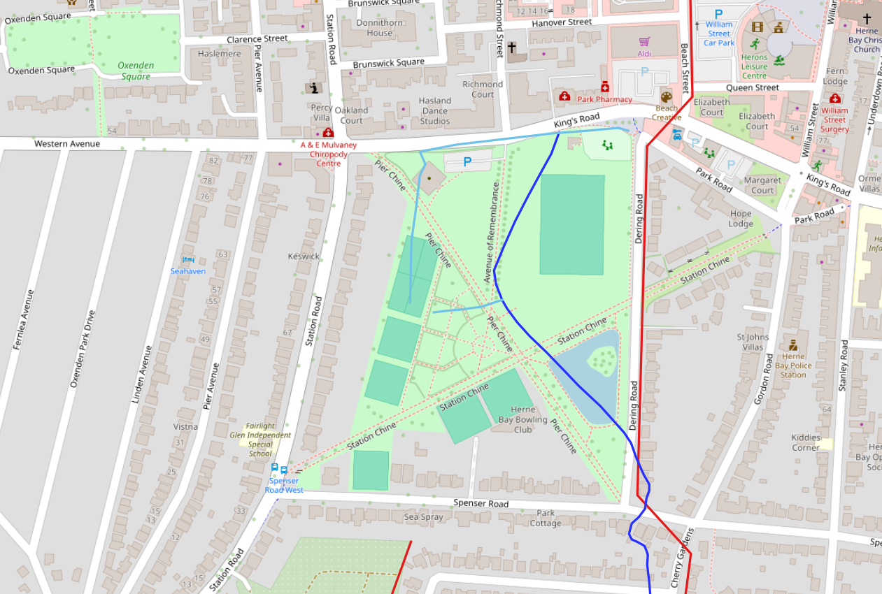 Tracing the Plenty Brook Through Herne Bay